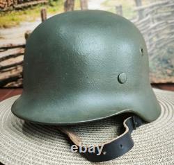 Helmet german original nice helmet M40 size 64 WW2 WWII have a number