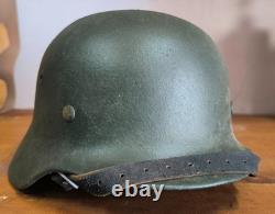 Helmet german original nice helmet M40 size 64 WW2 WWII have a number