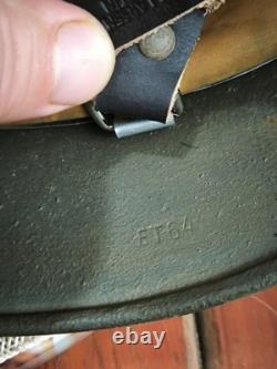 Helmet german original nice helmet M40 size 64 WW2 WWII have a number