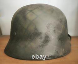 Helmet german original nice helmet M40 size 64 factory stamp serial num WW2 WWII