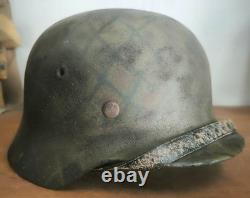 Helmet german original nice helmet M40 size 64 factory stamp serial num WW2 WWII