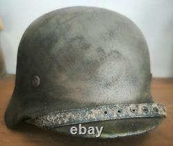 Helmet german original nice helmet M40 size 64 factory stamp serial num WW2 WWII