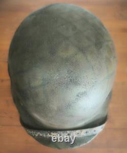 Helmet german original nice helmet M40 size 64 factory stamp serial num WW2 WWII
