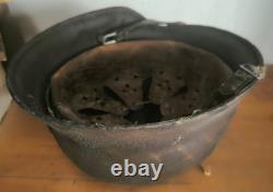Helmet german original nice helmet M40 size 64 factory stamp serial num WW2 WWII