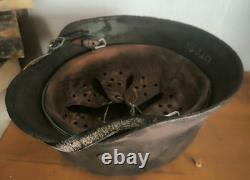 Helmet german original nice helmet M40 size 64 factory stamp serial num WW2 WWII