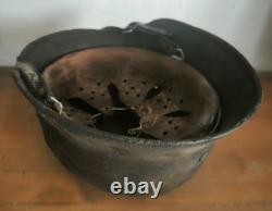 Helmet german original nice helmet M40 size 64 factory stamp serial num WW2 WWII