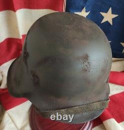 Helmet german original nice helmet M40 size 64 have a number original WW2 WWII