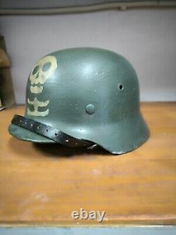 Helmet german original nice helmet M40 size 64 original WW2 WWII Free Shipping