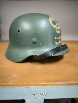 Helmet german original nice helmet M40 size 64 original WW2 WWII Free Shipping