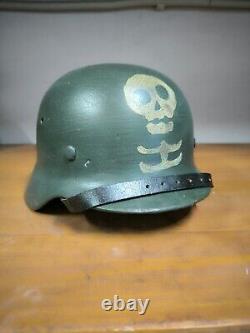 Helmet german original nice helmet M40 size 64 original WW2 WWII Free Shipping