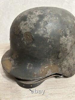 Helmet german original nice helmet M40 size 64 original paint WW2 WWII