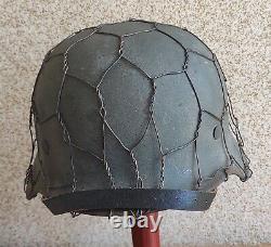 Helmet german original nice helmet M40 size 66 original WW2 WWII have a number