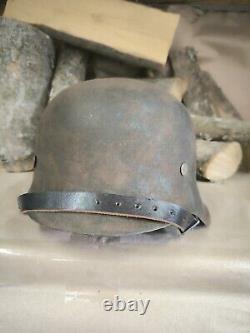 Helmet german original nice helmet M42 original WW2 WWII size 66 Free Shipping