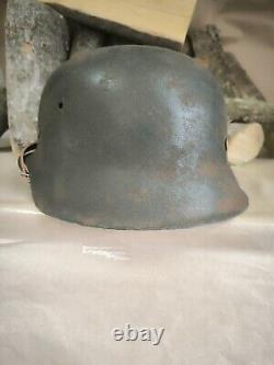 Helmet german original nice helmet M42 original WW2 WWII size 66 Free Shipping