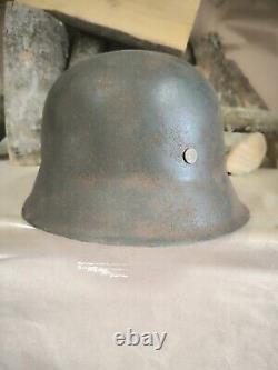 Helmet german original nice helmet M42 original WW2 WWII size 66 Free Shipping