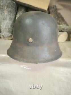 Helmet german original nice helmet M42 original WW2 WWII size 66 Free Shipping