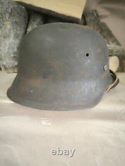 Helmet german original nice helmet M42 original WW2 WWII size 66 Free Shipping