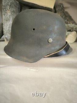 Helmet german original nice helmet M42 original WW2 WWII size 66 Free Shipping