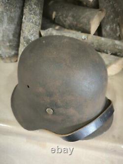 Helmet german original nice helmet M42 original WW2 WWII size 66 Free Shipping