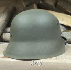 Helmet german original nice helmet M42 size 62 original WW2 WWII Free Shipping