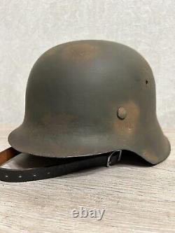 Helmet german original nice helmet M42 size 64 have a number WW2 WWII