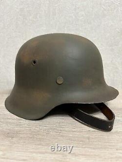 Helmet german original nice helmet M42 size 64 have a number WW2 WWII