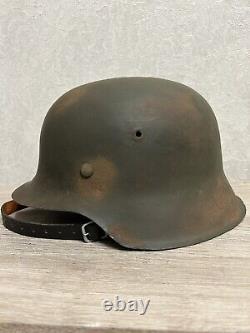 Helmet german original nice helmet M42 size 64 have a number WW2 WWII