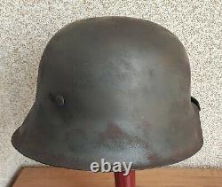 Helmet german original nice helmet M42 size 64 have a number WW2 WWII
