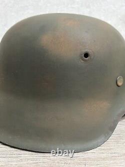 Helmet german original nice helmet M42 size 64 have a number WW2 WWII