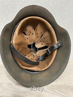 Helmet german original nice helmet M42 size 64 have a number WW2 WWII