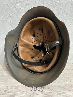 Helmet german original nice helmet M42 size 64 have a number WW2 WWII