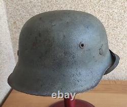 Helmet german original nice helmet M42 size 66 original WW2 WWII have a number