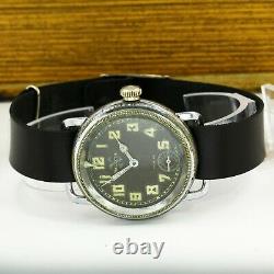 Helvetia WWII military pilot officers German Airforce Luftwaffe watch 1940's