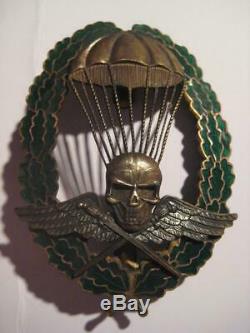 Hungarian WWII paratrooper combat award for officer original badge for germans