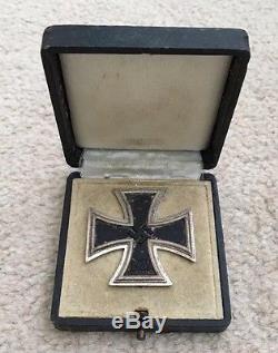 Iron Cross Original Badge WW 2. German Military Iron Cross Date 1939 In Rare Box