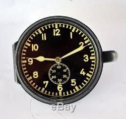 Junghans J30D German Air force WWII Clock with original case Luftwaffe Bargain