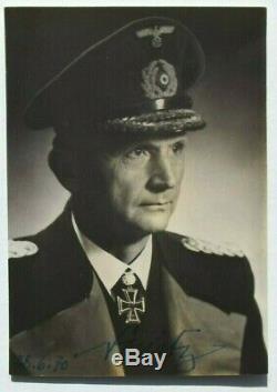 Karl Donitz German Naval Commander WW II Autograph Signed Photo''Nice Example'