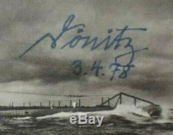 Karl Donitz German Naval Commander WW II Autograph Signed U-Boat Photograph