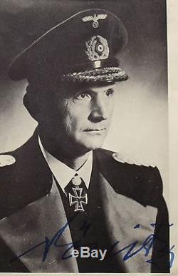 Karl Donitz German Naval Commander World War II Autograph Signed Photograph