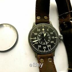 LACO PILOT FLIEGER 2. WELTKRIEG WWII GERMAN AIRFORCE 55mm B-UHR FL23883