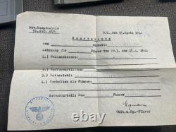 LOT (3) Original WWI WWII German Soldier WehrpassHeer (Army)MoneyLetters