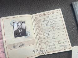 LOT (3) Original WWI WWII German Soldier WehrpassHeer (Army)MoneyLetters