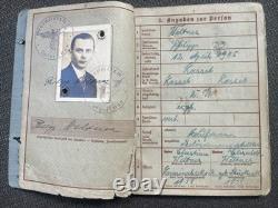 LOT (3) Original WWI WWII German Soldier WehrpassHeer (Army)MoneyLetters