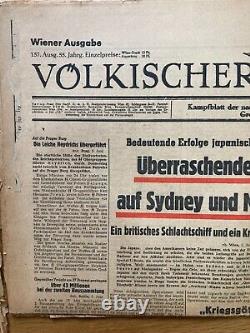 LOT x 9 of 2WW german front newspapers GG 1938-1943 issue WW2 WH WWII Wehrmacht