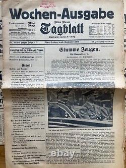 LOT x 9 of 2WW german front newspapers GG 1938-1943 issue WW2 WH WWII Wehrmacht