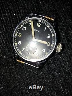LUFTWAFFE WW2 PAGE late'30s GERMAN PILOT, AVIATOR, MILITARY WATCH. AUTHENTIC