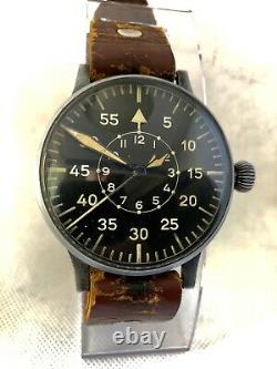 Laco B-uhr Type-b Durowe German Luftwaffe Wwii Pilot/navigation Mens Watch 1941