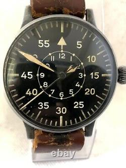 Laco B-uhr Type-b Durowe German Luftwaffe Wwii Pilot/navigation Mens Watch 1941