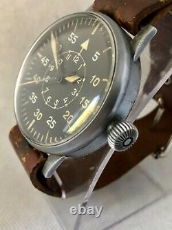 Laco B-uhr Type-b Durowe German Luftwaffe Wwii Pilot/navigation Mens Watch 1941