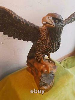 Large German WW2 Era Reichsadler Eagle Desk or Table Statue